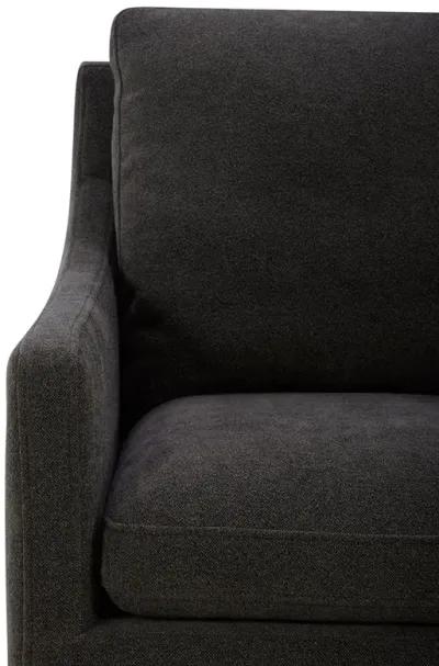 Charcoal Elite Upholstered Dining Arm Chair