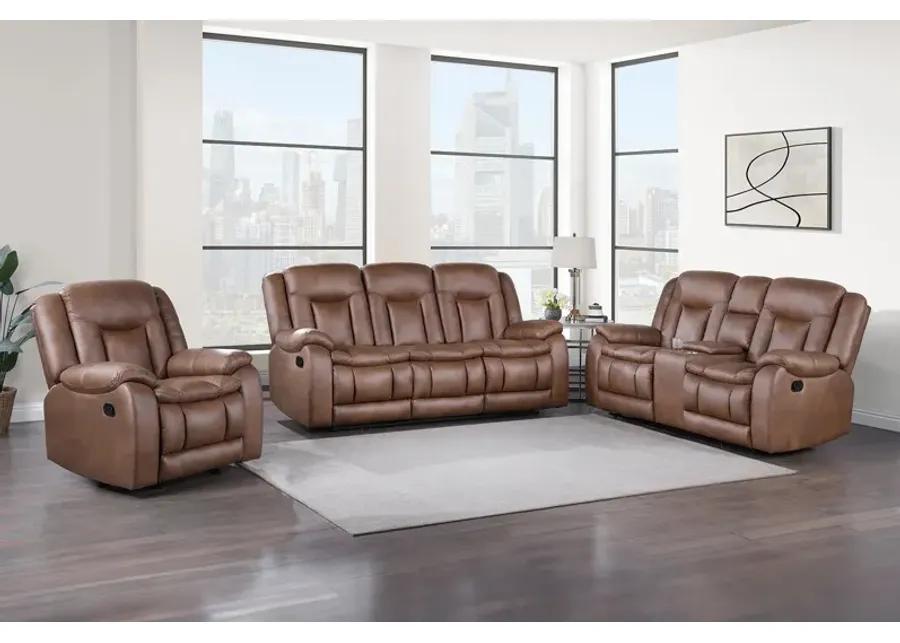 Morello Manual Reclining Loveseat with Console