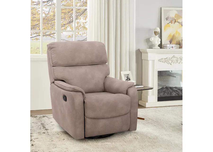 Latte Aspen Swivel Recliner