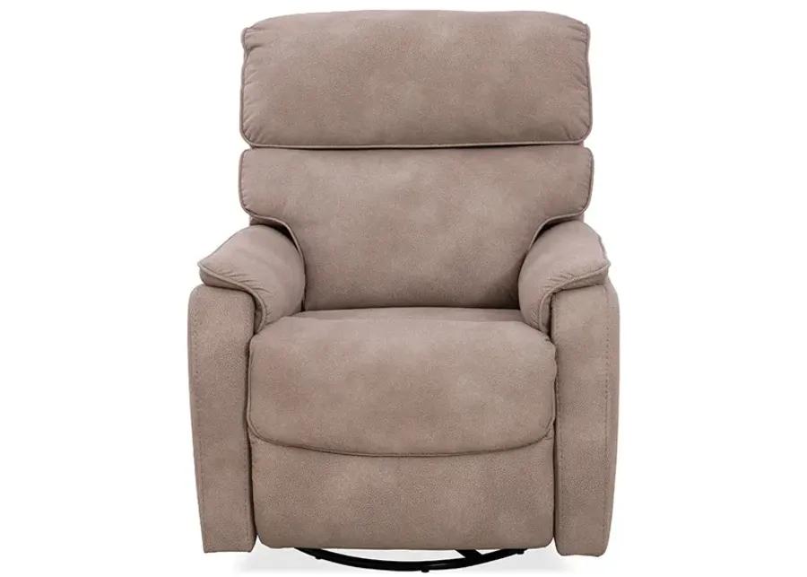 Latte Aspen Swivel Recliner