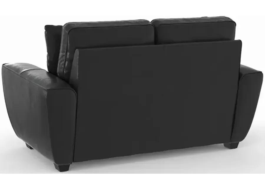 Black Chicago Loveseat