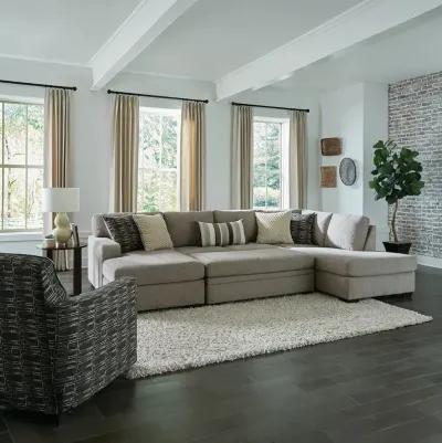 Bri Sectional with Storage Ottoman