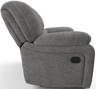 Charcoal Kayce Manual Reclining Sofa