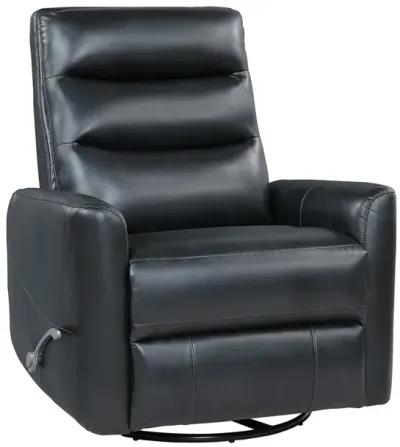 Black Takami Swivel Recliner