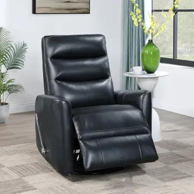 Black Takami Swivel Recliner