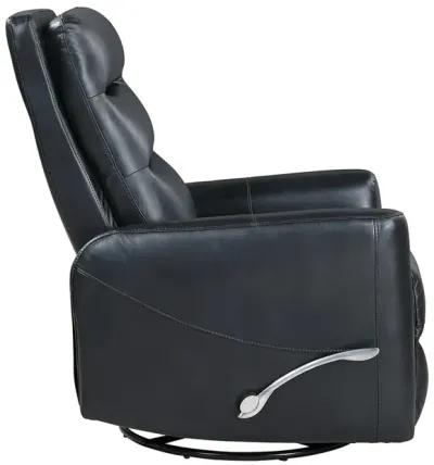 Black Takami Swivel Recliner