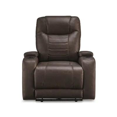 Umber Schooner Rocks Power Recliner