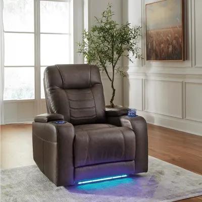 Umber Schooner Rocks Power Recliner