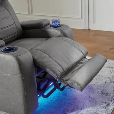 Umber Schooner Rocks Power Recliner