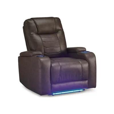 Umber Schooner Rocks Power Recliner