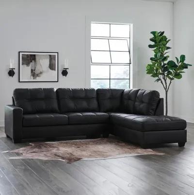 Carbon Barlin Mills Sectional with Right Chaise