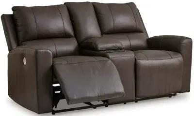 Boxmere Power Reclining Loveseat w Console