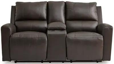 Boxmere Power Reclining Loveseat w Console