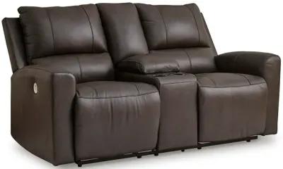 Boxmere Power Reclining Loveseat w Console