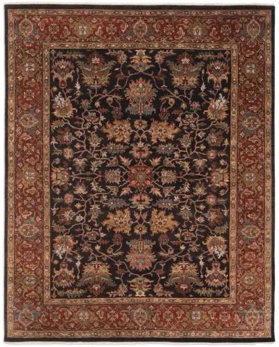 Kashi Brown Rust Area Rug - 2 4  x 4 0  