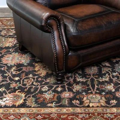 Kashi Brown Rust Area Rug - 4 0  x 6 0 