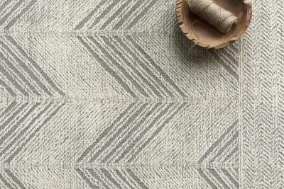 Kopa Grey Ivory - 3 6  x 5 6  Area Rug