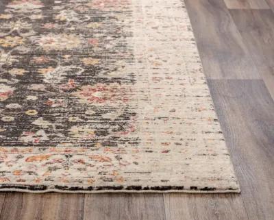 Ovation Brown Border Area Rug - 5 0  X 8 0 