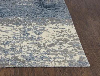 Artistry Blue Ivory Area Rug - 5 0  X 8 0   