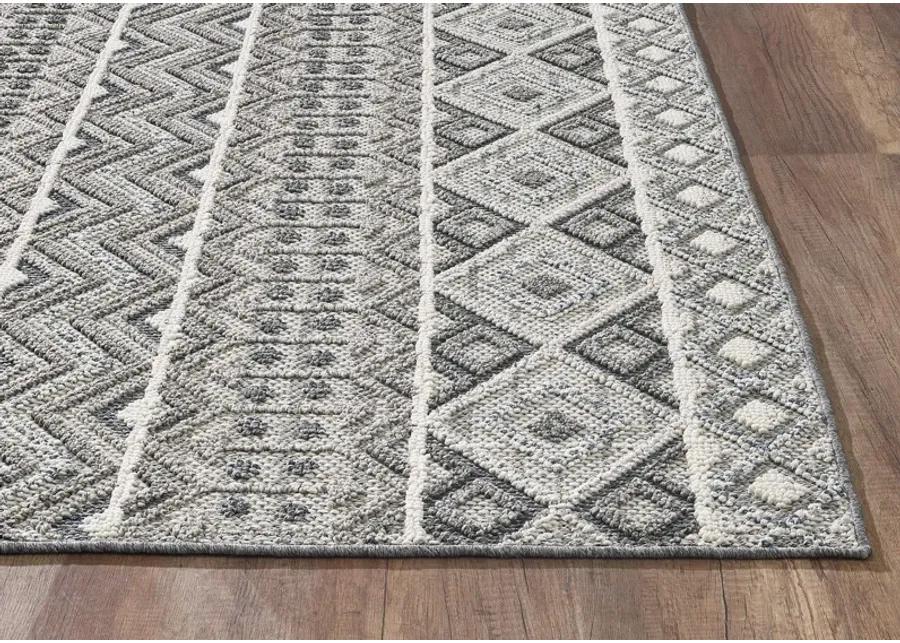 Terrace Grey Watson 5 0  x 7 6  Area Rug