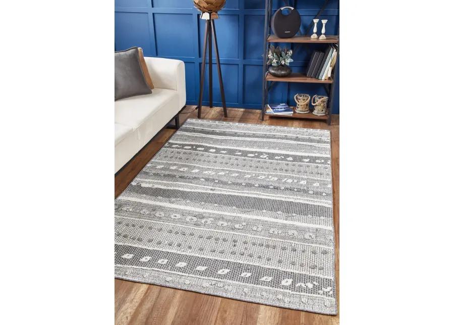 Terrace Grey Watson 5 0  x 7 6  Area Rug