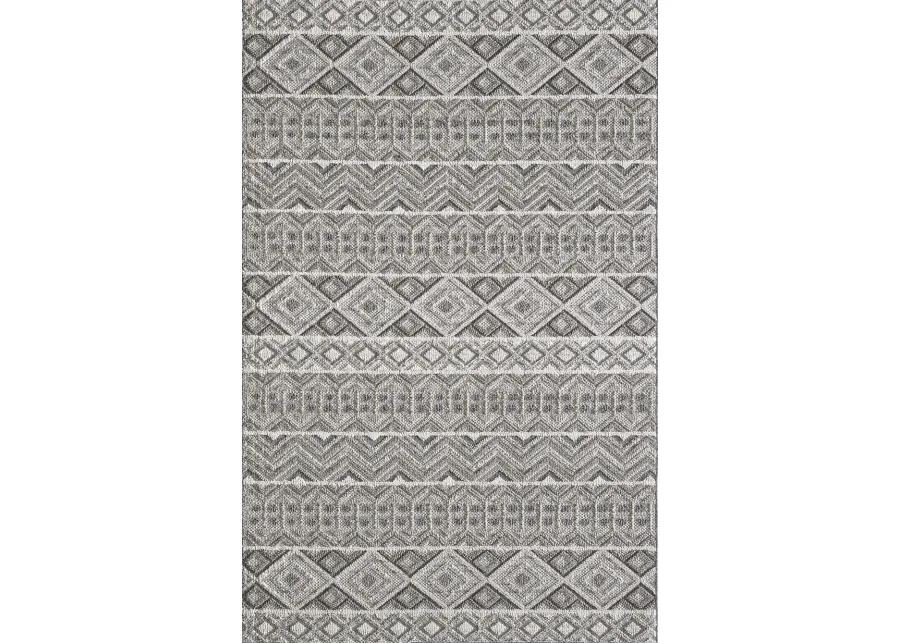 Terrace Grey Watson 5 0  x 7 6  Area Rug