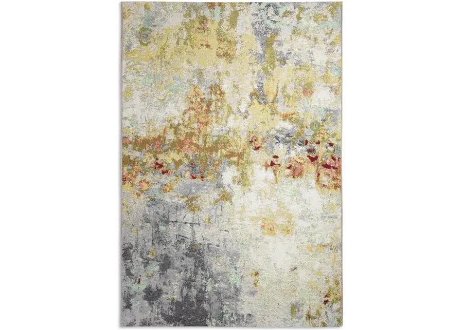 Marina Abstract Multi 4 10  x 7 6  Area Rug