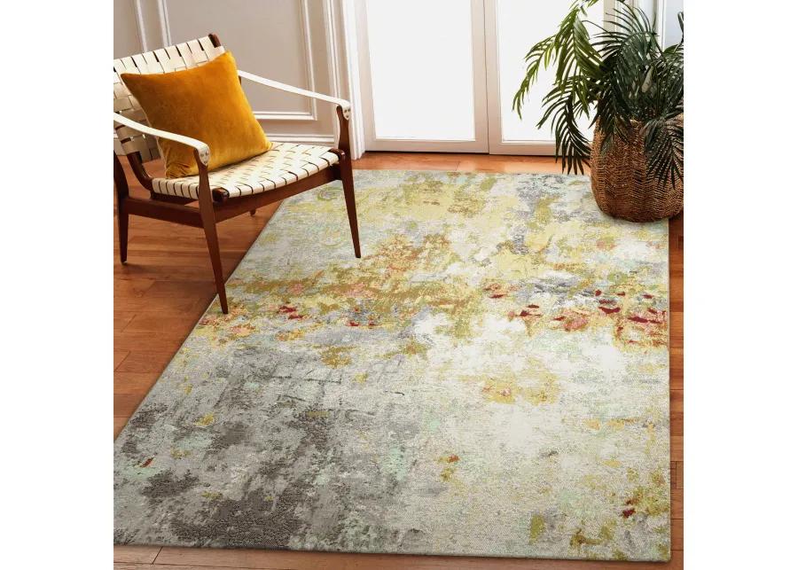 Marina Abstract Multi 4 10  x 7 6  Area Rug