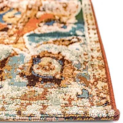 Marina Kashan Amber Area Rug - 6 6  X 9 4 