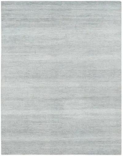 Indore Blue Silver Area Rug Round - 8 0  x 8 0 