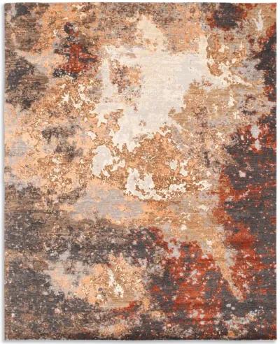 Galaxy Multi Amber 6 0  x 6 0  Round Area Rug