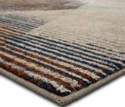 Epiphany Precarious Stria Grey 8 0  x 10 0   Area Rug