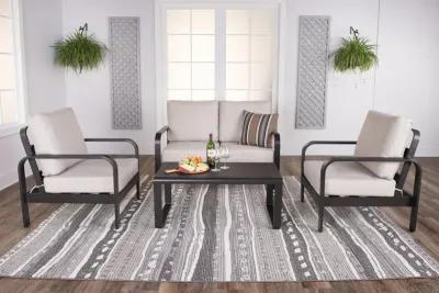 Terrace Grey Terrain 6 7  X 9 4   Area Rug