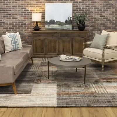 Soiree Emiliano Smokey Grey Area Rug - 9 6  X 12 11 