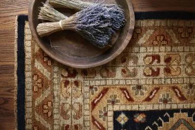 Heirloom Navy Multi Area Rug - 9 0  X 12 0   