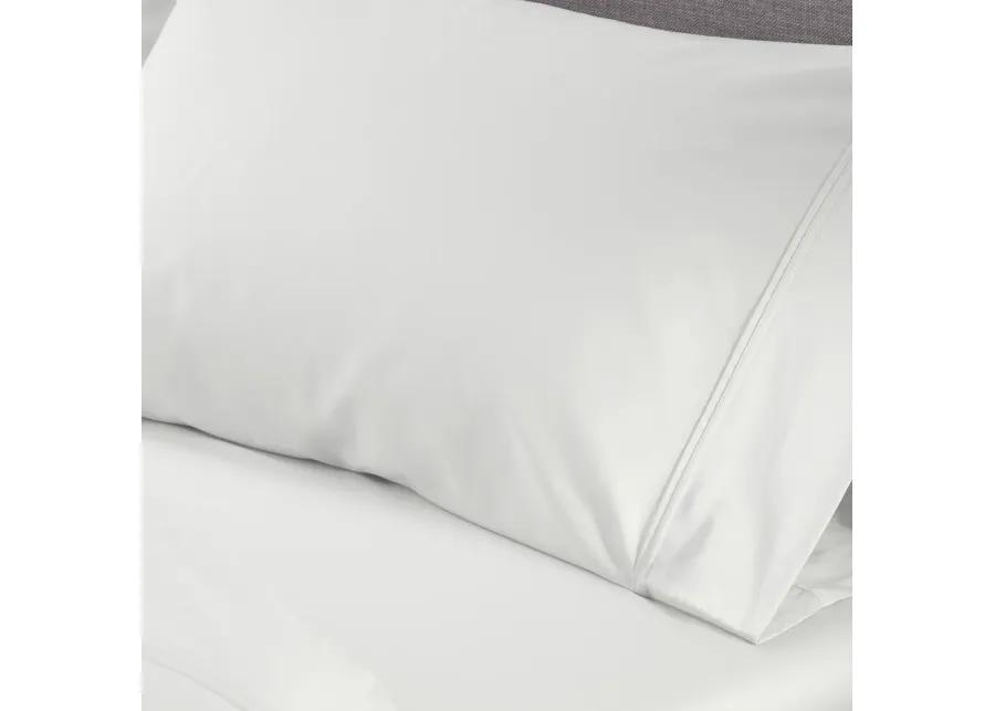 Bedgear Basic Twin XL Bright White Sheet Set