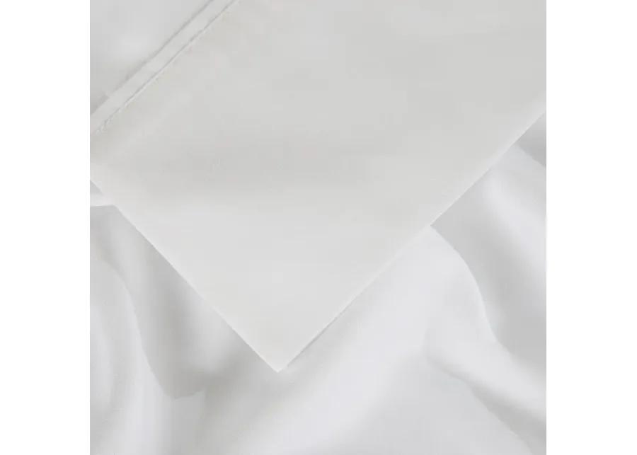 Bedgear Basic Twin XL Bright White Sheet Set