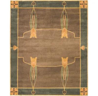 Monterey Grove Hand Knotted Area Rug - 8 0  X 10 0 