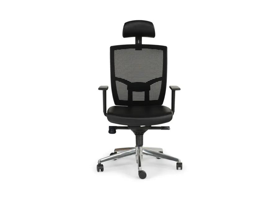 Black Leather Office Chair