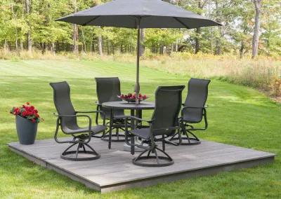 Cabrisa 5 Piece Patio Dining Set