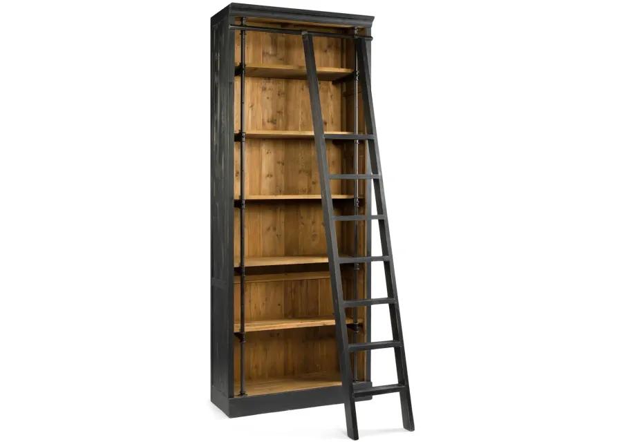 Irondale Ivy Bookcase With Ladder