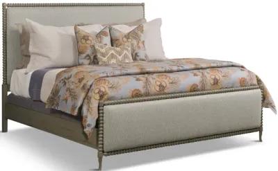 Spool Upholstered Bed