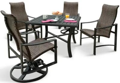 Kenzo Woven 5 Piece Patio Dining Set