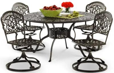 Tuscany 5 Piece Swivel Patio Dining Set