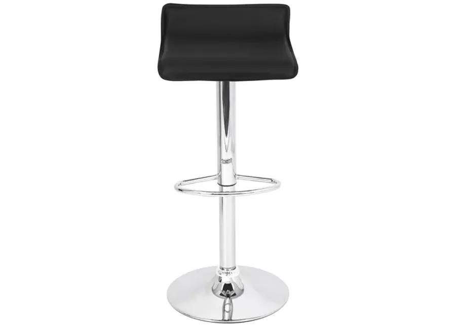 Ale Contemporary Adjustable Bar Stools (Set of 2) in Black by LumiSource