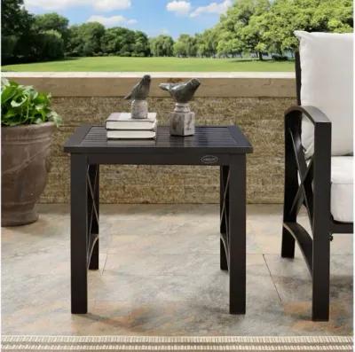 Kaplan Side Table in Oiled Bronze