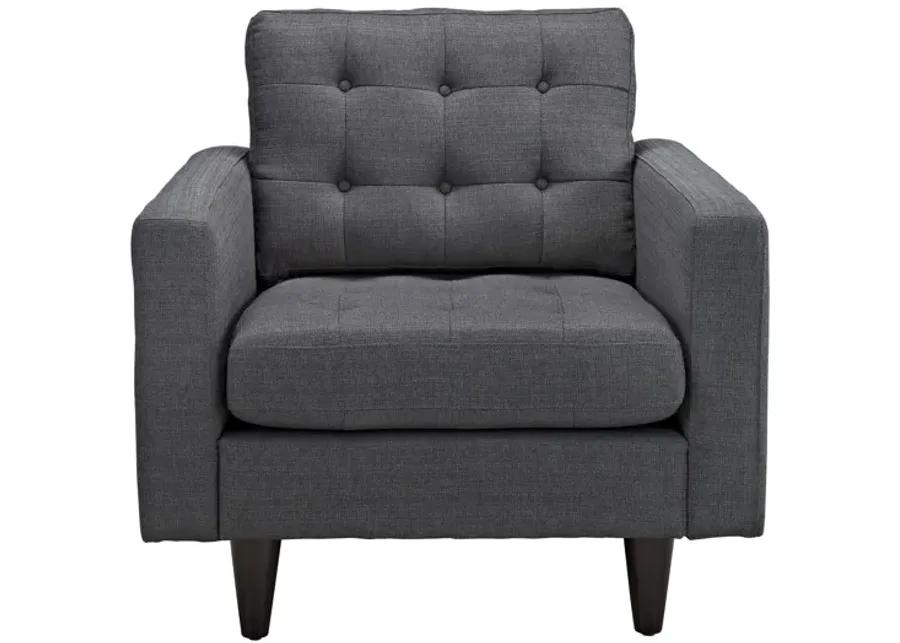 Empress Armchair in Grey