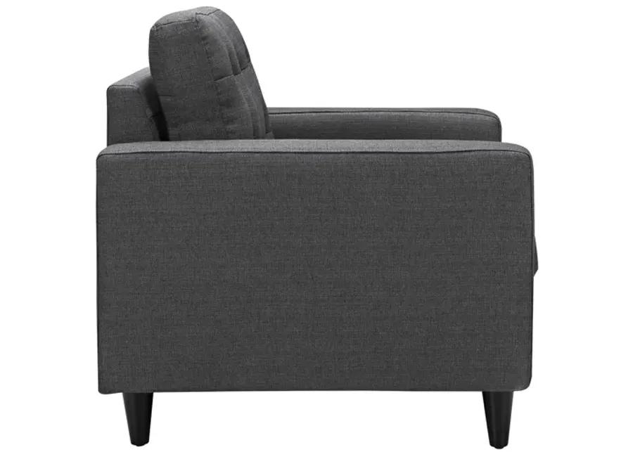 Empress Armchair in Grey