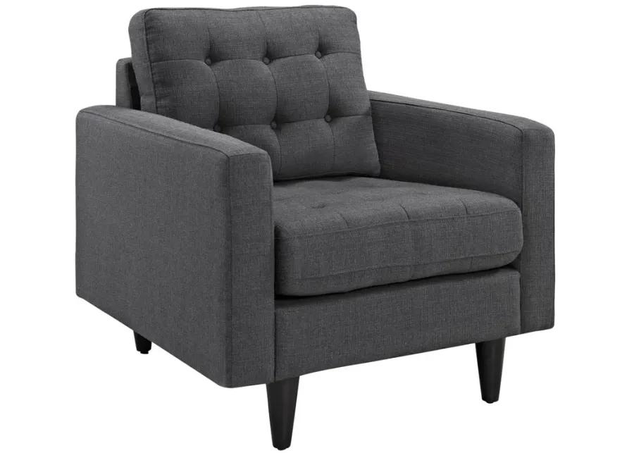 Empress Armchair in Grey