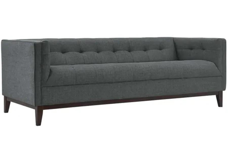 Serve Upholstered Sofa in Gray